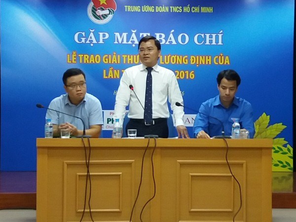 Ngày 27/11 sẽ ra Lễ trao Giải thưởng Lương Định Của lần thứ XI